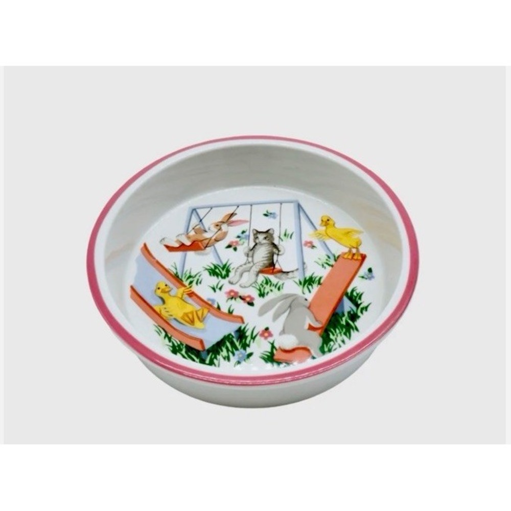Tiffany & Co Tiffany Playground Vintage 1992 Porcelain Childrens Bowl 6.5" Japan